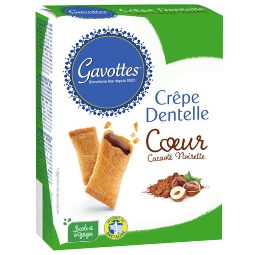 Photo de: Crêpe Dentelle Coeur Cacaoté Noisette 90gr